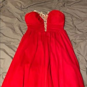 Red prom dress